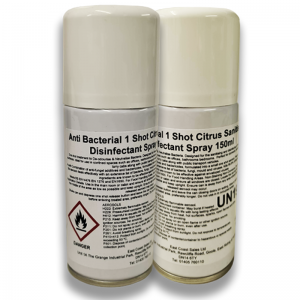 AB1SC-150 Anti Bacterial 1 Shot Citrus Sanitiser / Disinfectant Spray