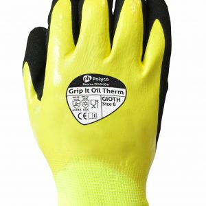 Polyco Grip-it Oil Therm Double Dip Nitrile Glove