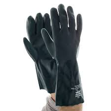 Polyco Polysol Green Double Dipped PVC Glove Size 10 (35cm)
