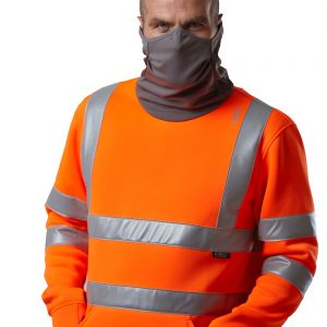 SS06 COMBESGATE ISO 20471 Class 3 Snood Sweatshirt