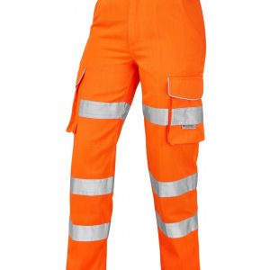 Pennymoor Class 2 Poly/Cotton Women’s Cargo Trouser Orange