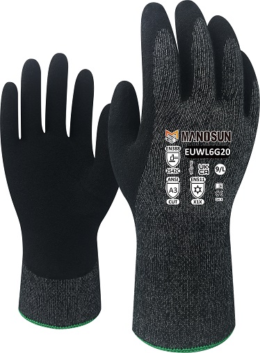 Manosun EUWL6G20 10 Gauge Cold Handling Glove