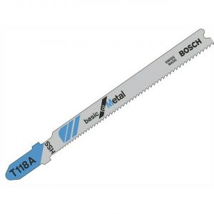 2608631013 Bosch T118A Jigsaw Blade (Metal & Non Ferrous 1.5-3.0mm)