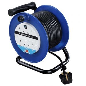 Masterplug 25M Cable Reel 13 Amp 4 Socket LDCT2513