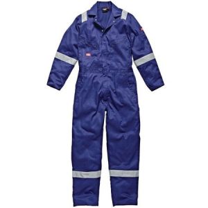 Dickies WD2279 Hi Vis Cotton Coverall Navy Blue 3XL