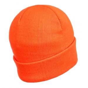 B029 Beanie USB Rechargeable LED Head Light Orange
