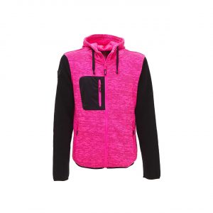 EY174BF U Power Rainbow Ladies Black/Fucsia Sweatshirt