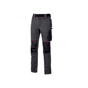 PE145GF U Power Atom Ladies Trouser Grey Fucsia
