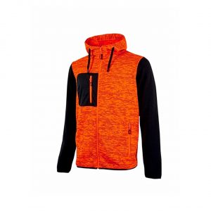 EY174OF U Power Rainbow Orange Fluo Sweatshirt