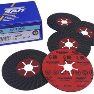 Sait SAITRON C Semi-Rigid Carbide Abrasive Disc 125mm (Pk 10)