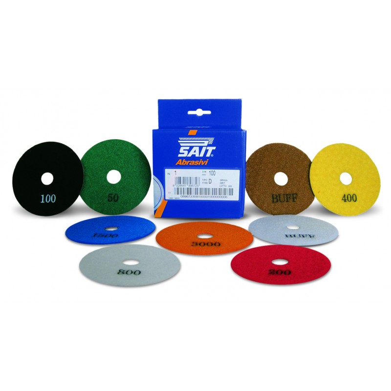 Sait Diamond 100mm Velcro WET Starter Kit (9 Piece Set)