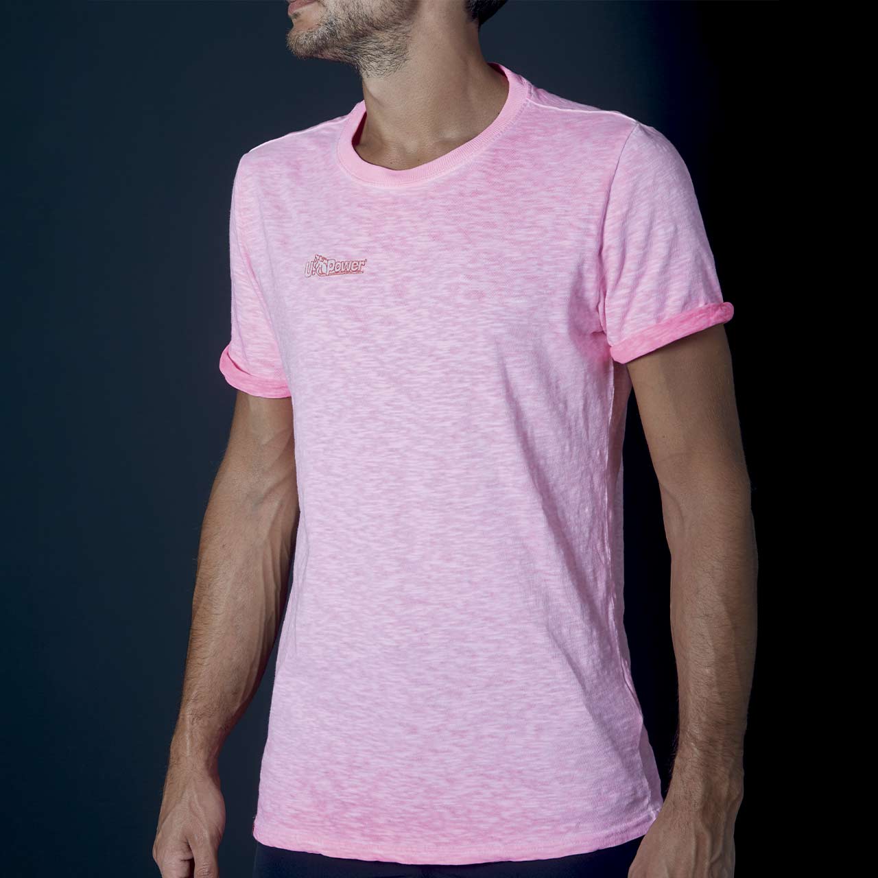 U Power Fluo Pink T Shirt EY195PF - Image 3
