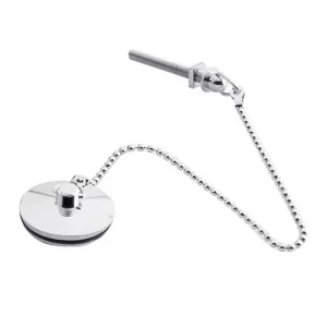 E343 Nuie Basin Plug and Chain Chrome
