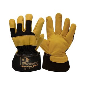 Pred2GOLD Predator Signature Hide Gold Rigger Glove
