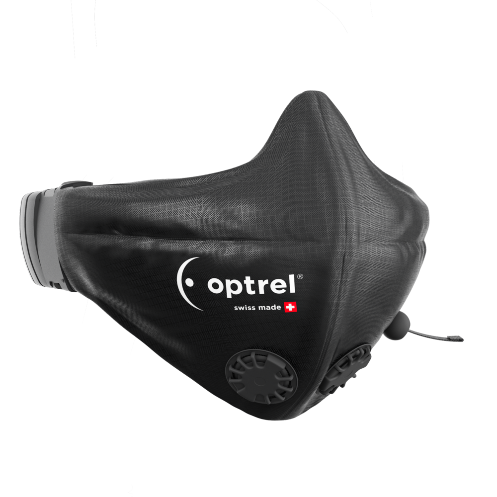 4160.500 - Half Mask BLK for Swiss Air