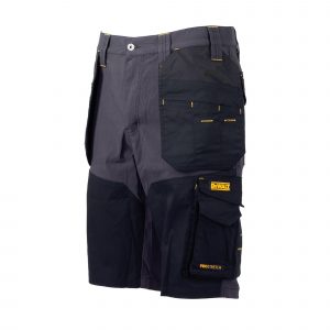 Dewalt HAMDEN Men’s Pro-Stretch Cargo Work Shorts Grey/Black