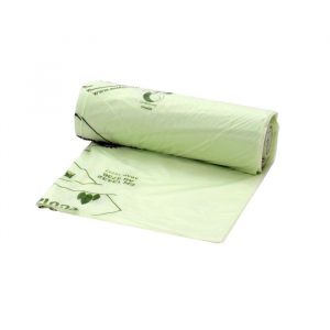 CM630 – COMPOSTABLE GREEN COMPACTOR BIN LINER 140L (BOX 200)