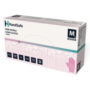 GN560 HandSafe Pink Nitrile Powder Free Examination Glove